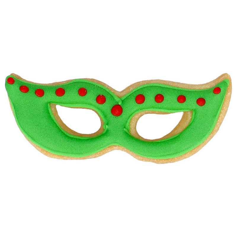 Tagliabiscotti in acciaio inossidabile a forma di maschera veneziana
