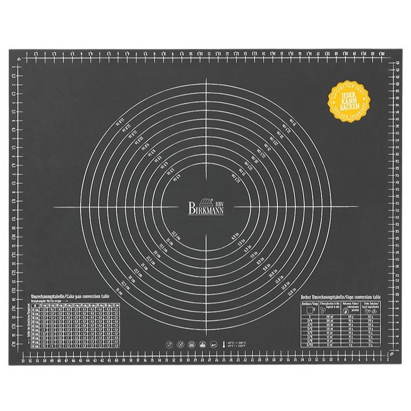 Resistente tappetino per stendere e impastare con misure, perfetta idea regalo per aspiranti pasticceri