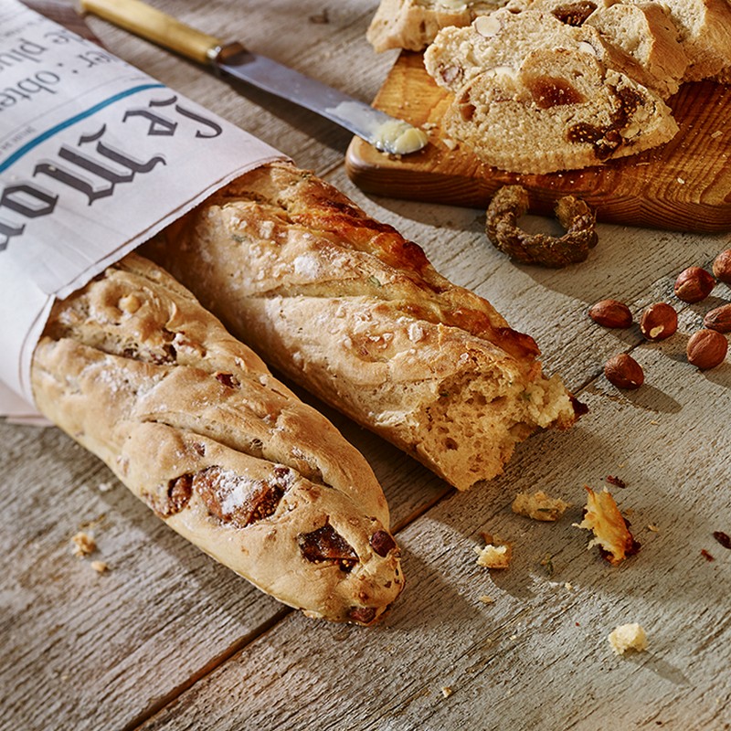 Teglia antiaderente forata per baguette, con ricettario incluso, perfetta idea regalo per appassionati di cucina