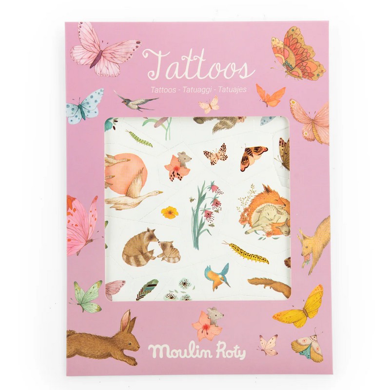 Set tatuaggi temporanei a tema animali del bosco - una fantastica idea regalo per bambini!