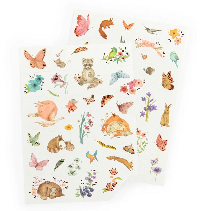 Set tatuaggi temporanei a tema animali del bosco - una fantastica idea regalo per bambini!
