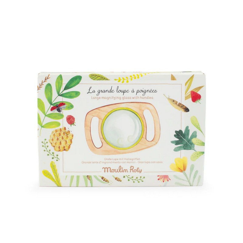 Lente di ingrandimento con ingrandimento triplo e manici, perfetta come idea regalo per bambini curiosi