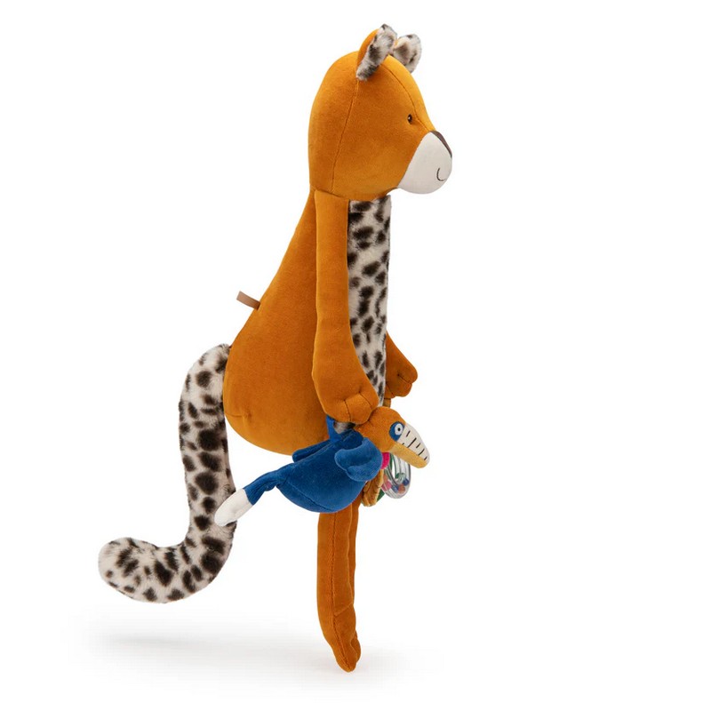 Peluche multiattività a forma di leopardo, perfetto come idea regalo per neonati e bambini