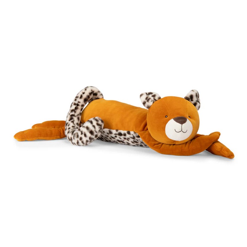 Peluche leopardo gigante, perfetto come idea regalo per bambini appassionati di animali