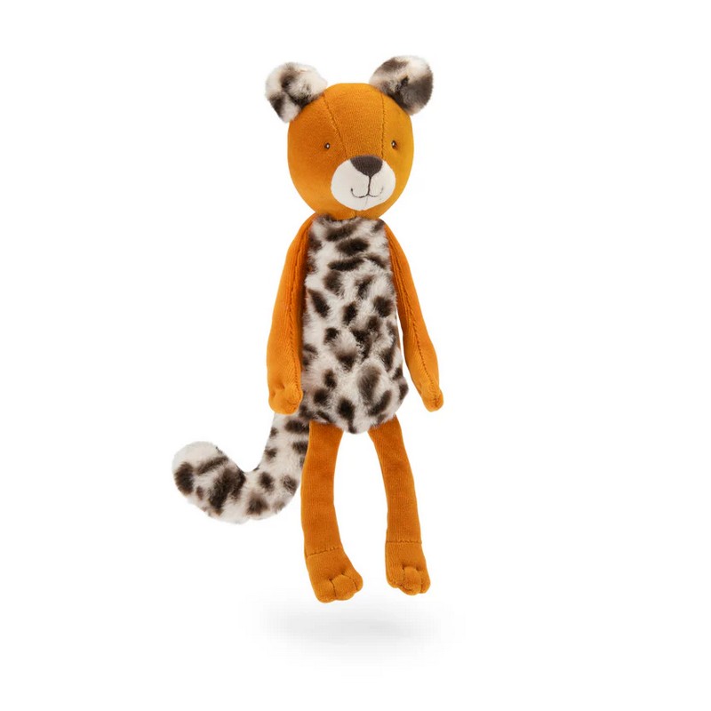 Peluche leopardo in scatola regalo decorata