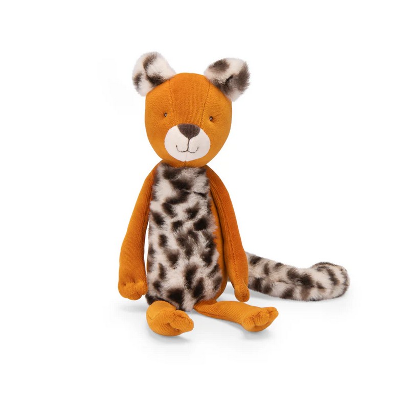 Peluche leopardo in scatola regalo decorata