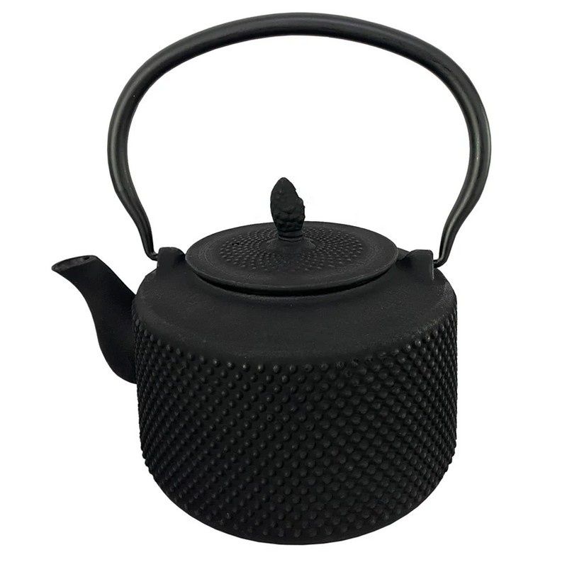Teiera in ghisa nera da 1.4 litri con filtro