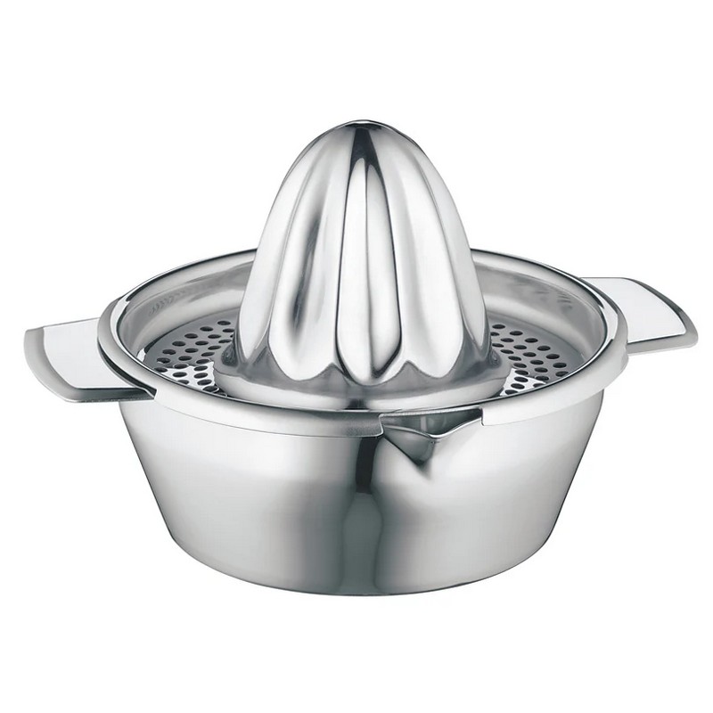 Spremiagrumi in acciaio inox con contenitore