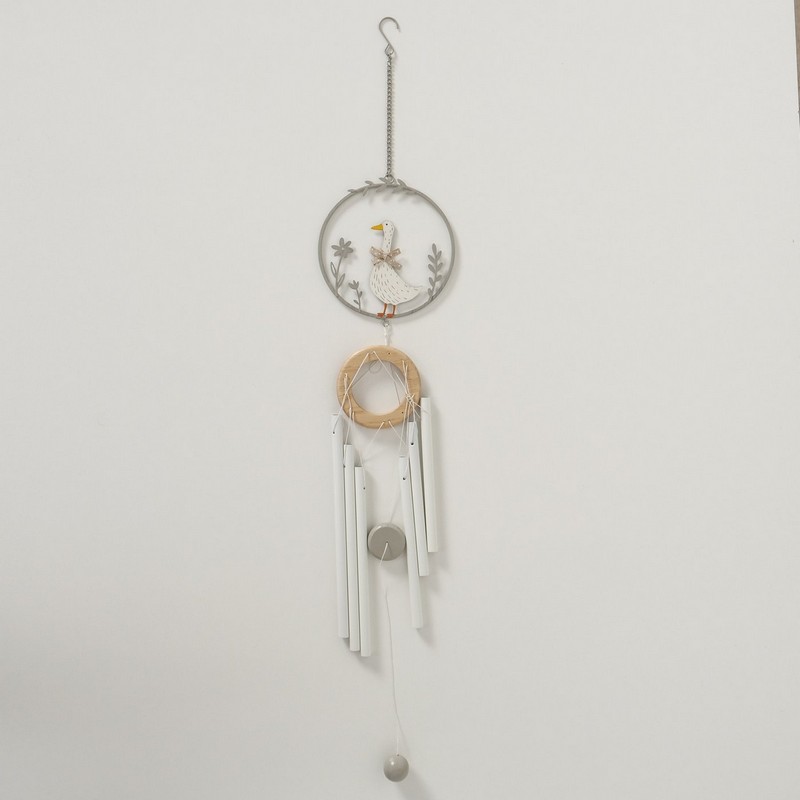 Campanelli scacciapensieri - acchiappasogni da appendere decorati con anatra