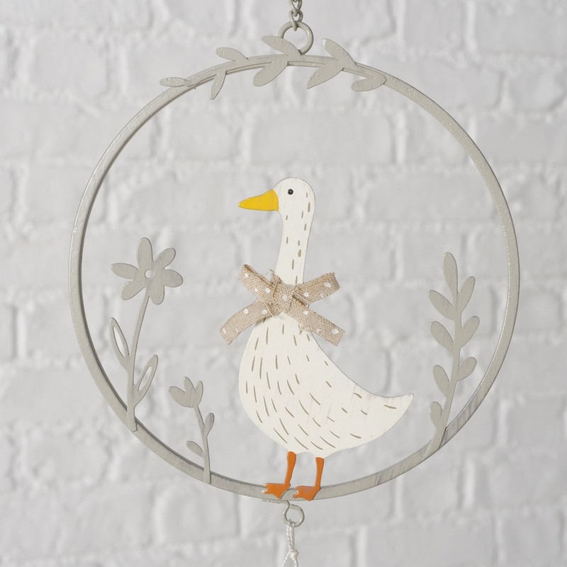 Campanelli scacciapensieri - acchiappasogni da appendere decorati con anatra