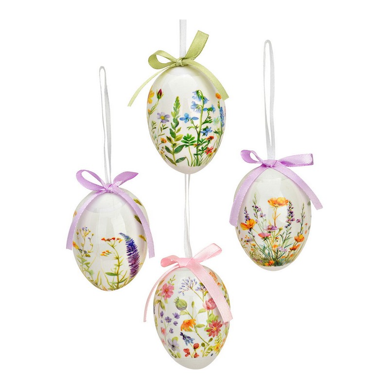 Set 6 uova di Pasqua floreali, perfette come decorazione di Pasqua