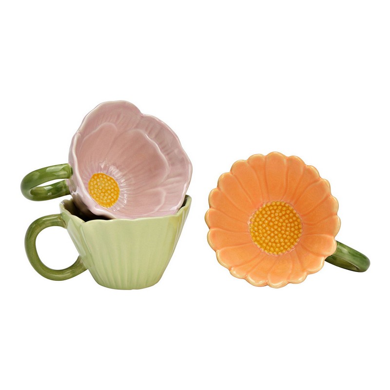 Tazza mug a forma di fiore arancione, perfetta come regalo primaverile
