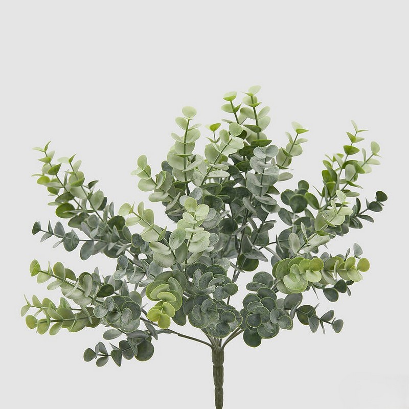 Cespuglio artificiale di eucalipto verde chiaro e scuro