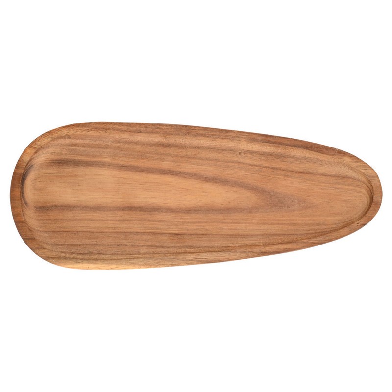 Vassoio ovale in legno di acacia