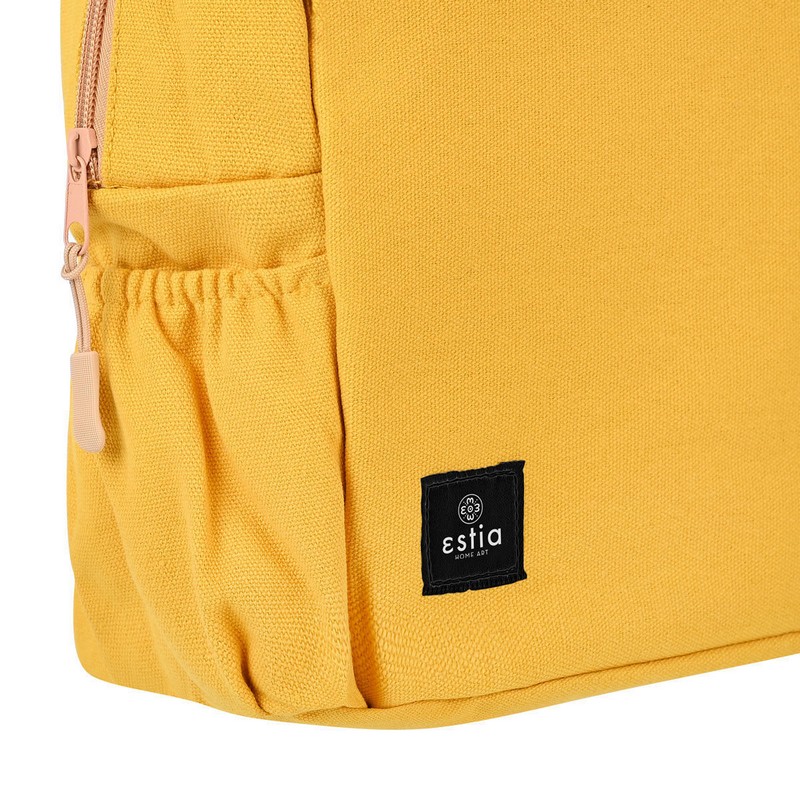 Borsa termica in cotone giallo da 7 litri con manici