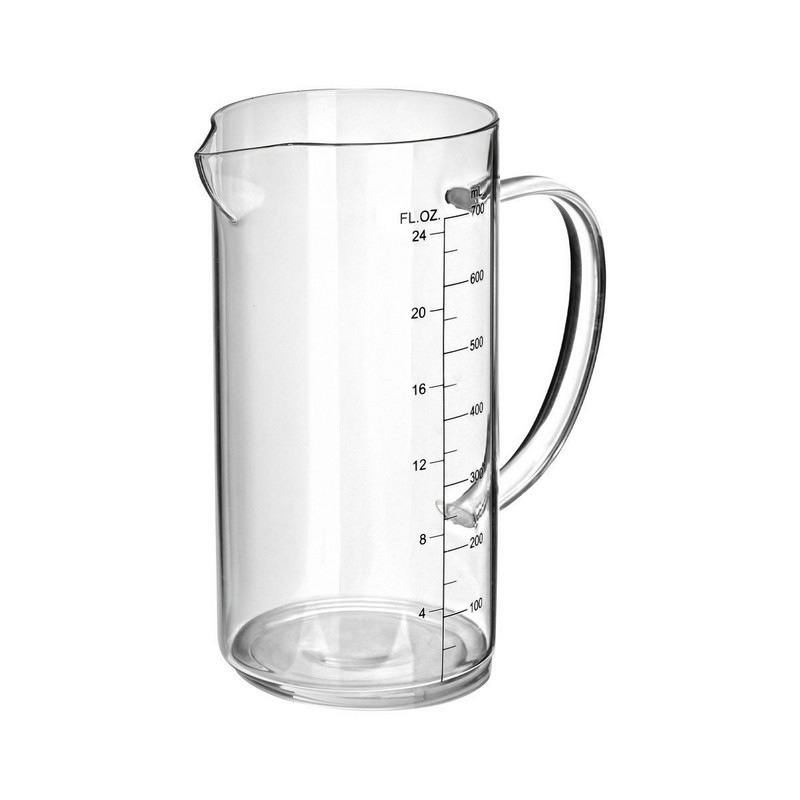 Caraffa graduata in vetro borosilicato fino a 700 ml
