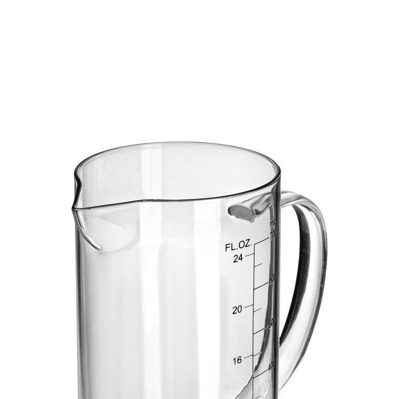 Caraffa graduata in vetro borosilicato fino a 700 ml