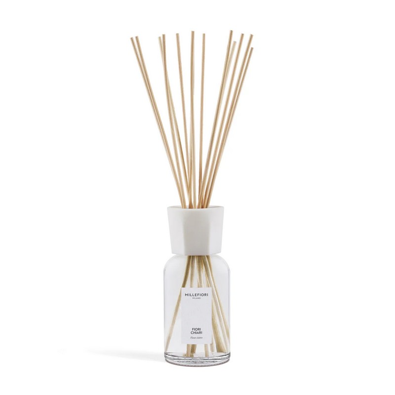 Diffusore di fragranza Millefiori Fiori Chiari da 250 ml con bastoncini