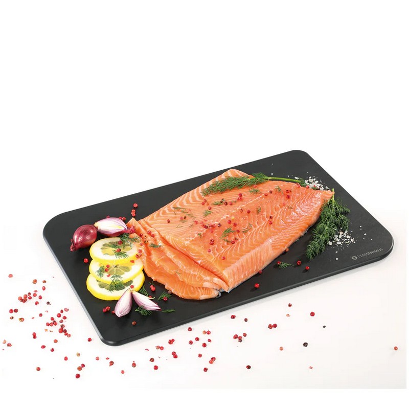 Tagliere nero in fibre di legno laminate