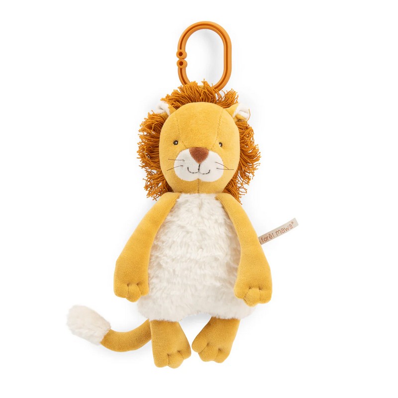 Peluche leone con luce ricaricabile e removibile, con gancio per essere appeso