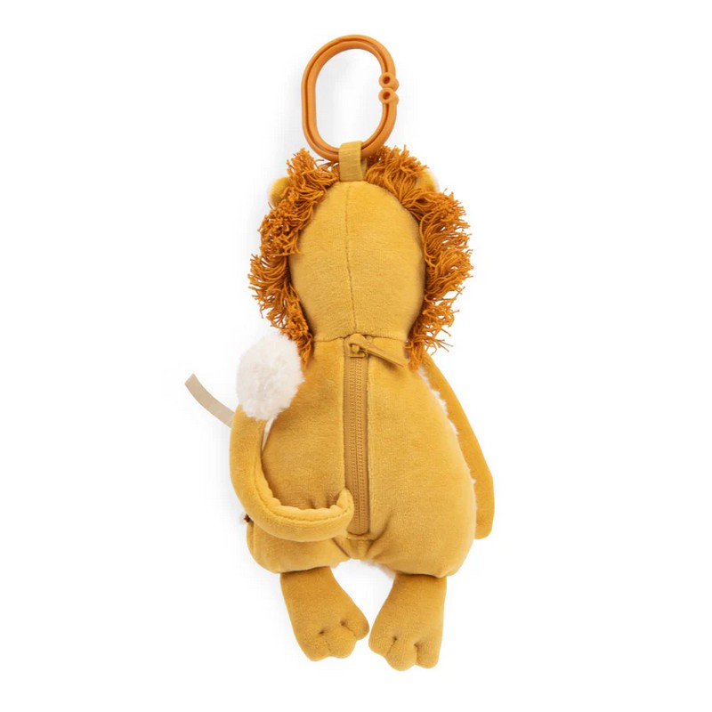 Peluche leone con luce ricaricabile e removibile, con gancio per essere appeso