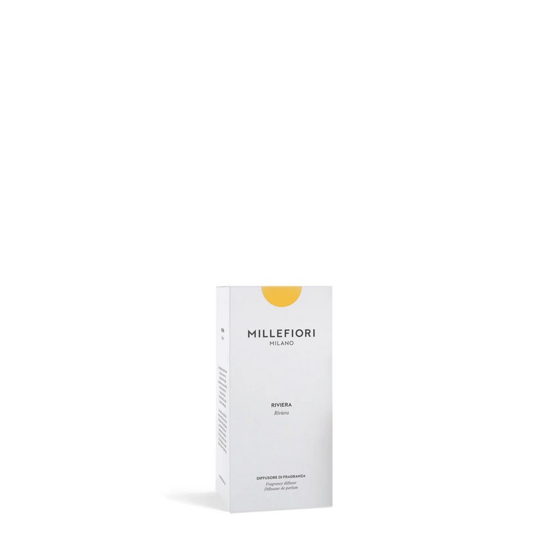 Diffusore di fragranza Millefiori “Riviera” da 500 ml con bastoncini