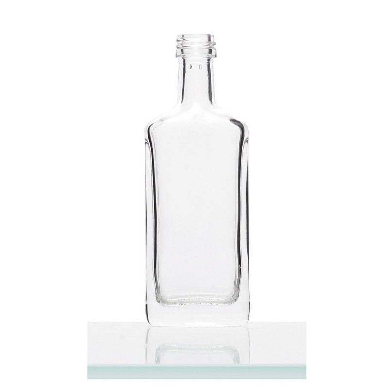 Bottiglia per amaro in vetro trasparente da 100 ml