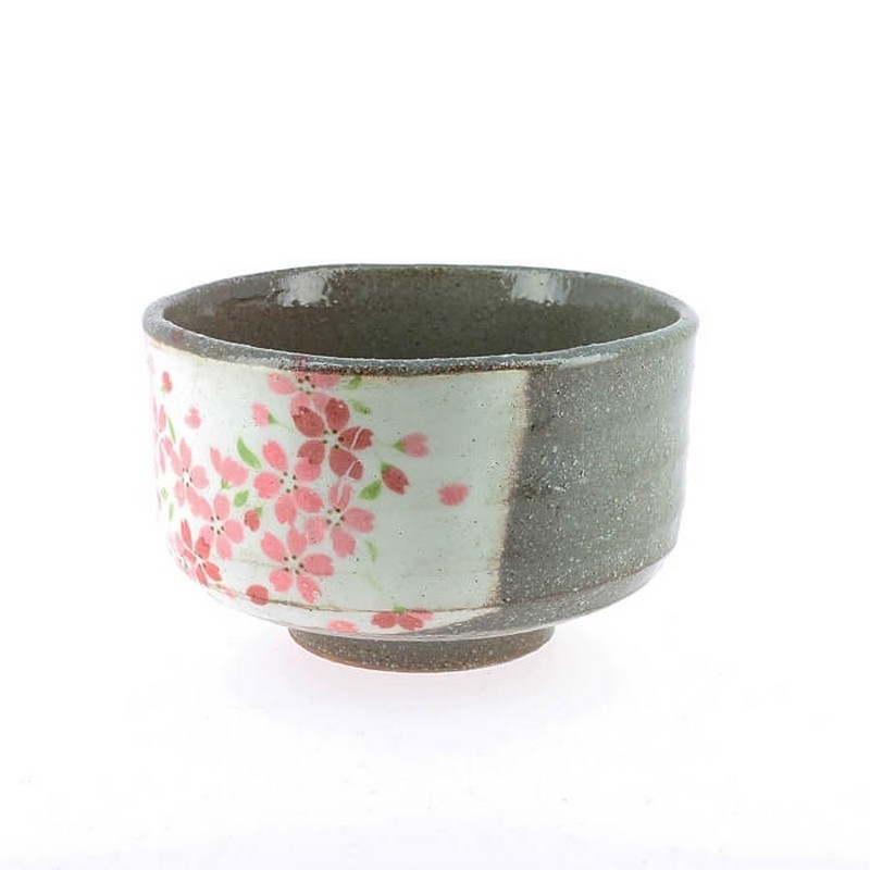 Ciotola giapponese decorata con fiori sakura (ciliegio), fatta in Giappone