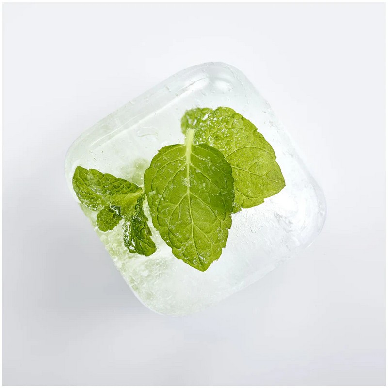 Forma per ghiaccio da 6 cubi con coperchio e vaschetta flessibile