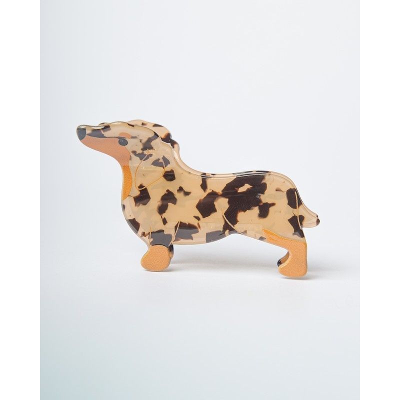Fermacapelli a forma di cane bassotto, perfetto come idea regalo per donna