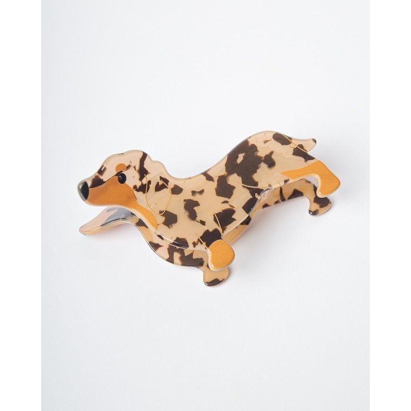 Fermacapelli a forma di cane bassotto, perfetto come idea regalo per donna