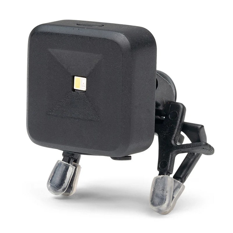 Luce per occhiali ricaricabile con clip, utilizzabile anche sui cappelli