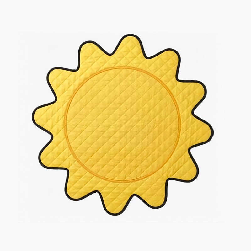 Telo da picnic impermeabile a forma di sole, richiudibile e trasportabile facilmente a mo' di valigetta, largo 2 metri