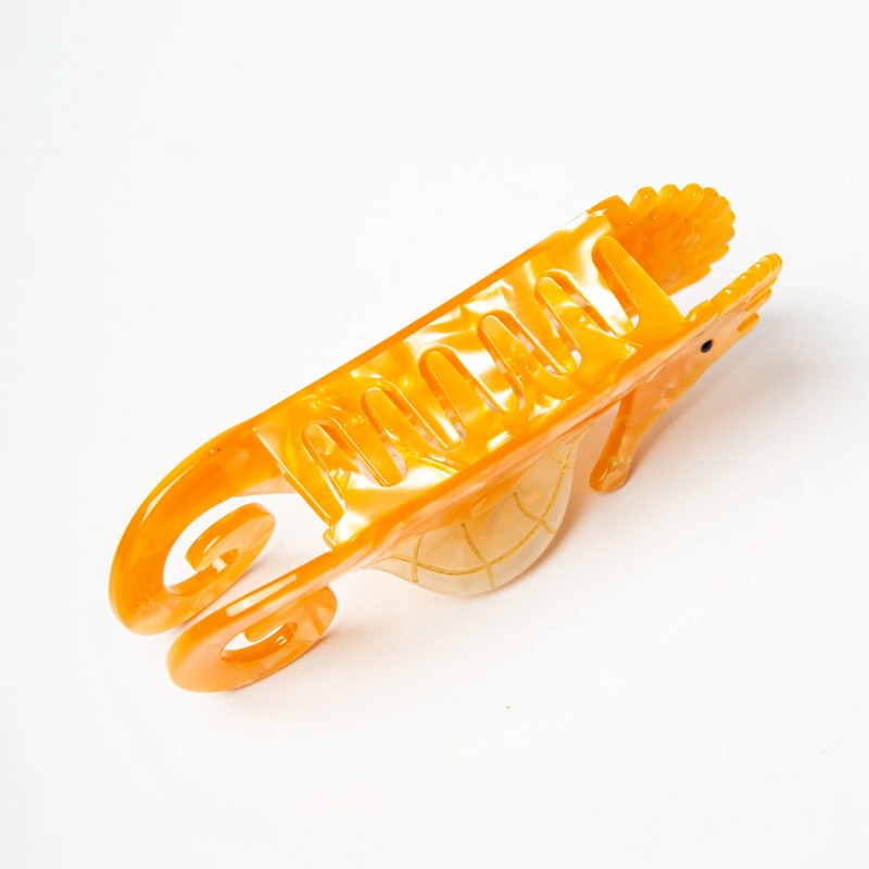 Fermacapelli a forma di cavalluccio marino effetto liscio/madreperla, perfetto come idea regalo per donna