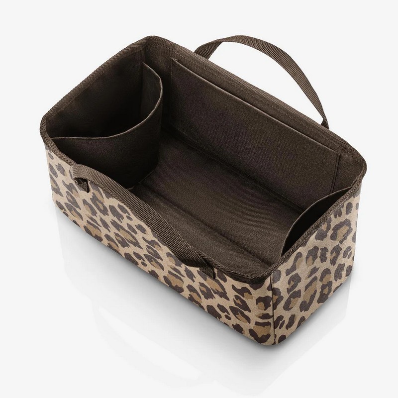 Organizer per borsa leopardato con scomparti e 8 litri di capacità, perfetto per tenere tutto in ordine al proprio posto