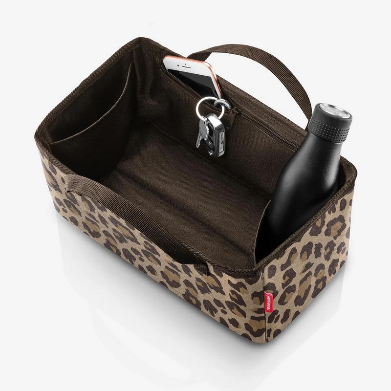 Organizer per borsa leopardato con scomparti e 8 litri di capacità, perfetto per tenere tutto in ordine al proprio posto