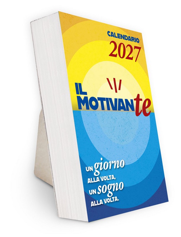 Calendario giornaliero Il Motivante 2027, con un messaggio motivazionale e positivo al giorno