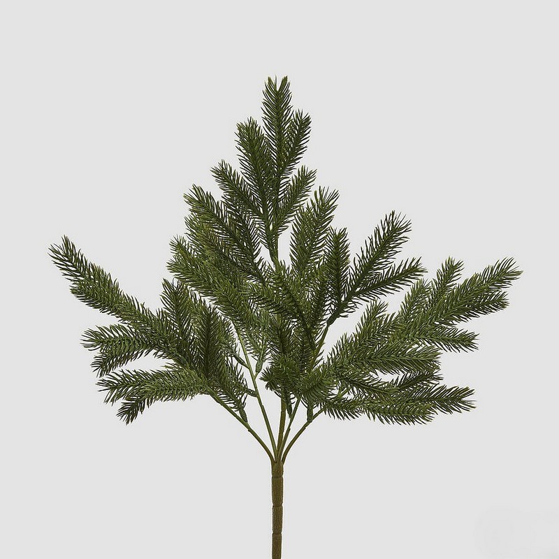 Ramo di pino artificiale lungo 42 cm, perfetto come decorazione natalizia