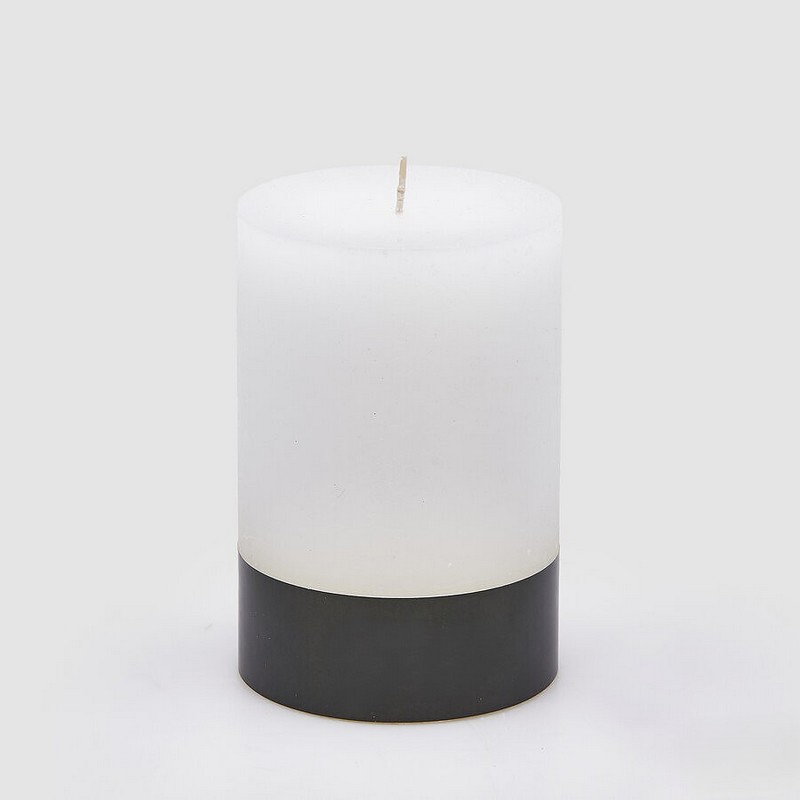 Candela moccolo bianco non profumata