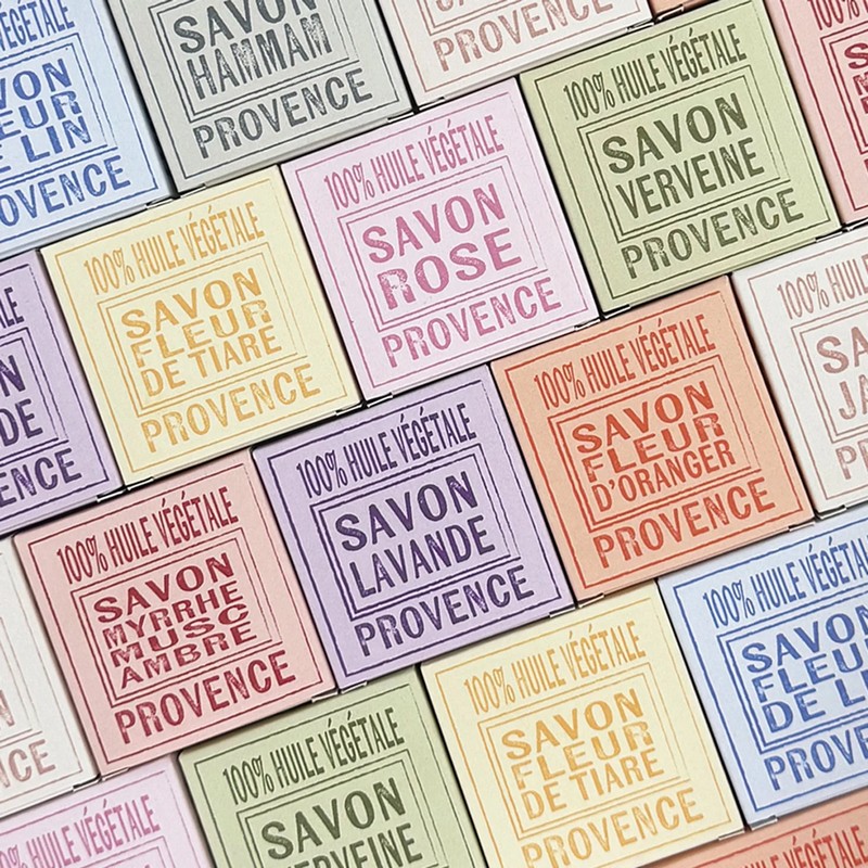 Sapone solido artigianale di Provenza ai fiori di lino