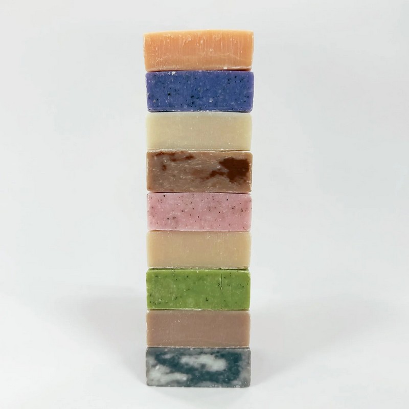 Sapone solido artigianale di Provenza ai fiori di lino