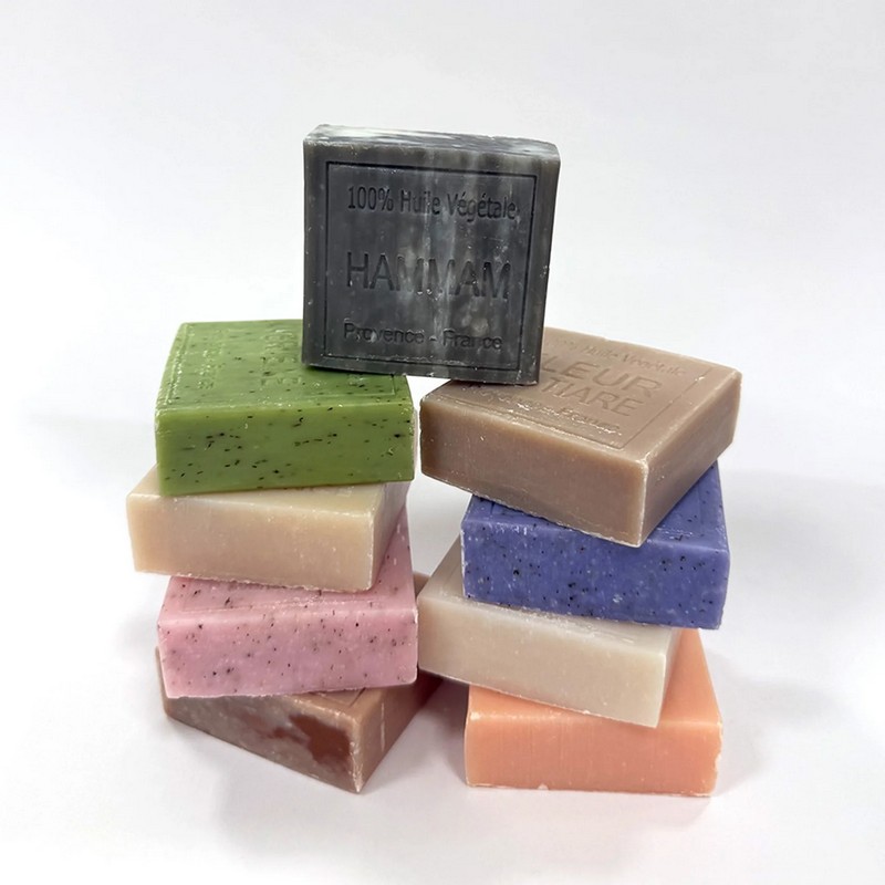 Sapone solido artigianale di Provenza ai fiori di lino