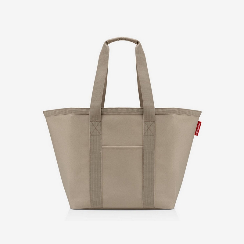Borsa shopper color talpa con scomparti interni leopardati, adatta a spesa, shopping, lavoro e spiaggia, capacità da 17 litri