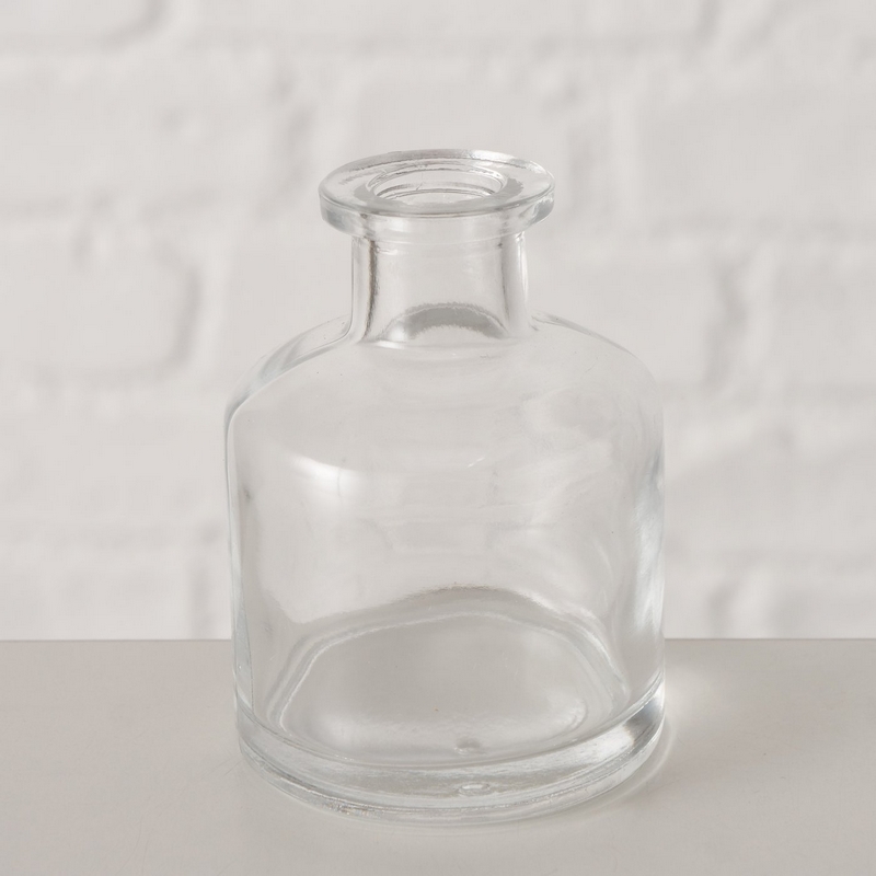 Set contenente scoiattolo decorativo e portacandele in cemento, vassoio in legno e vaso in vetro, perfetto come decoro autunnale