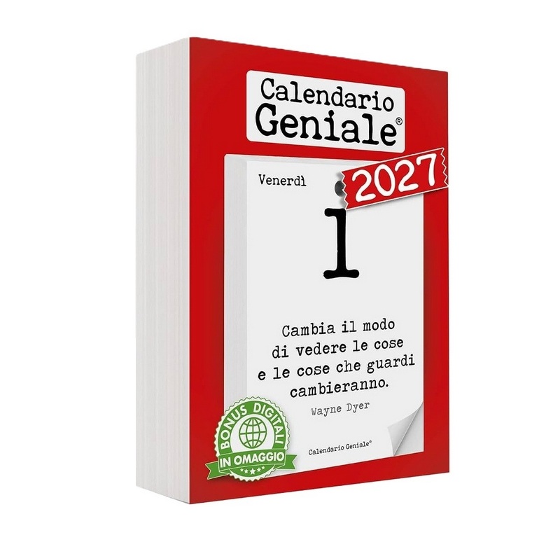 Ricarica del Calendario Geniale 2027 con bonus digitali, perfetta per chi possiede già il supporto