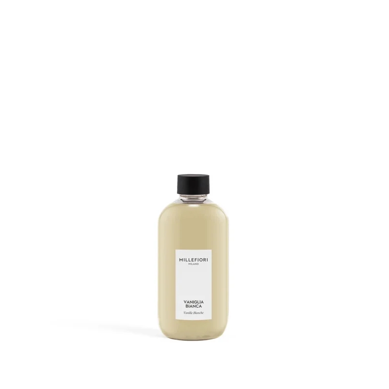 Ricarica profumatore ambiente Millefiori con bastoncini “Vaniglia bianca” da 250 ml