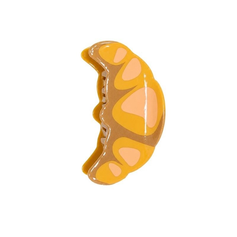 Fermacapelli a forma di croissant effetto liscio, perfetto come idea regalo per donna