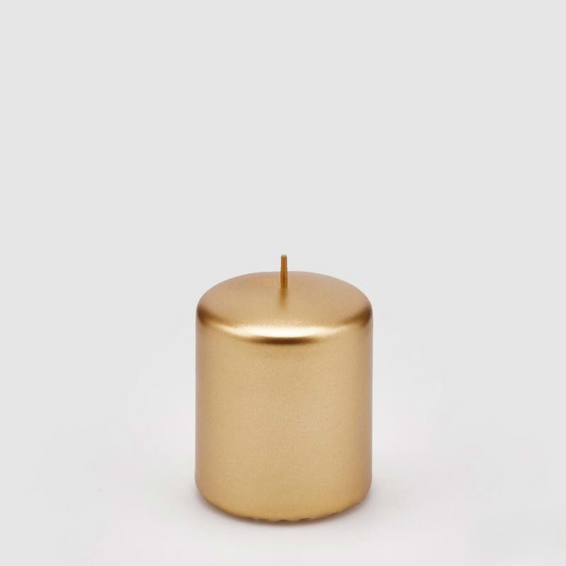 Candela moccolo oro non profumata