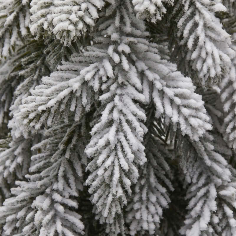 Pino innevato con vaso in latta alto 61 cm, perfetto come decorazione di Natale o invernale