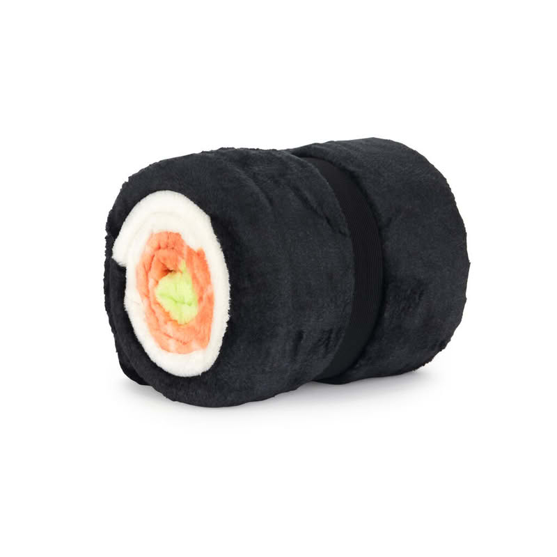 Plaid a forma di sushi maki di misura 170 x 130 cm